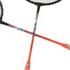 2 Player Badminton Racket Set Ferroalloy Integrated for Beginner Amateur