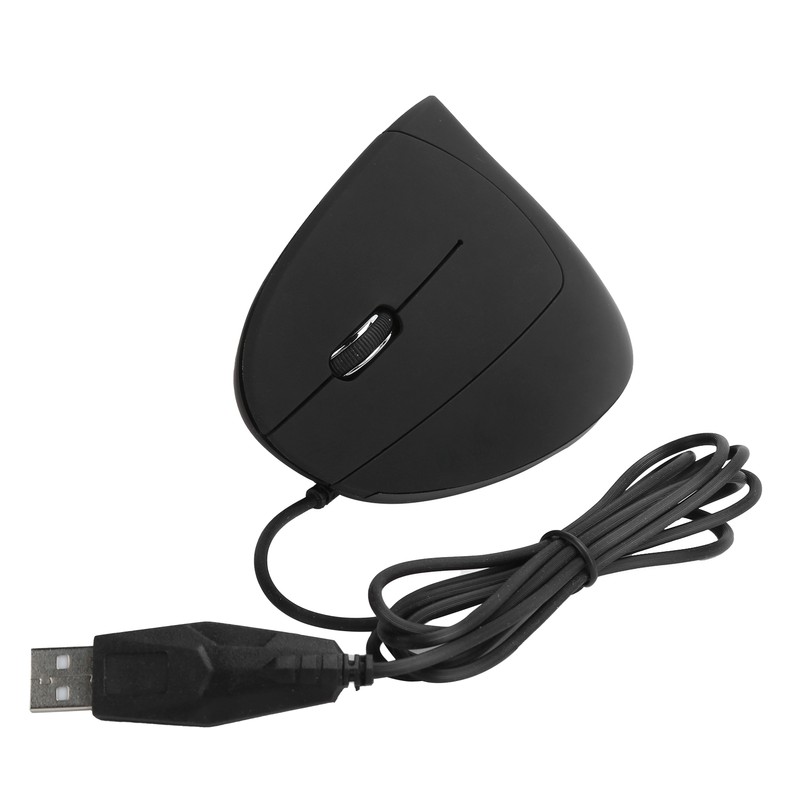 Wired Left Hand Mouse Vertical Ergonomic 800/1200/1600DPI USB Optical for