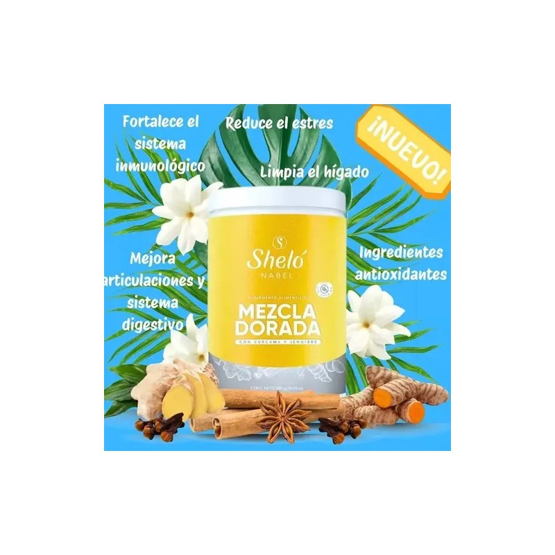 4 Mezcla Dorada Cúrcuma & Jengibre / Golden Milk +