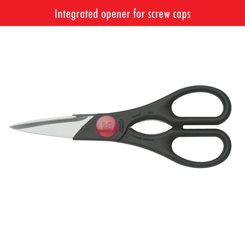 ZWILLING Twin Kitchen Shears, Multi-Purpose, Bottle Opener, Dishwasher Safe, Heavy