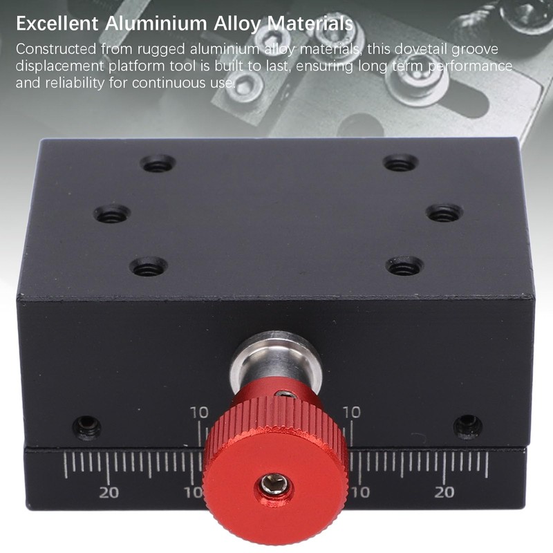 X-Axis Displacement Platform, 40 mm Travel, Rack and Pinion, Manual