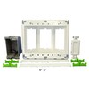Legrand - Pass & Seymour TV3LVKITWCC2 3-Gang Recessed TV Box