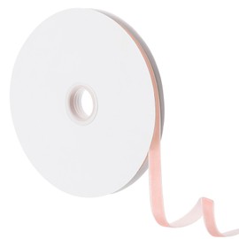 sourcing map Velvet Ribbon, 3/8" x 20 Yards Light Pink Vintage Velvet Fabric Trimming Ribbon Single Face Velvet Ribbons for Gift Wrapping Christmas Wedding Bow Decor DIY Craft