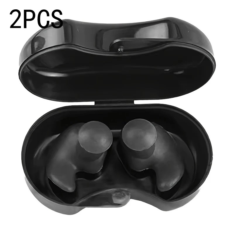 Reusable Silicone Swimming Earplugs for Water Sports – Waterproof Ear