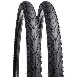 YUNSCM 2-PCS 26" Bike Tires 26x1.75/47-559 Compatible with Road Bike 26 x 1.75 26X1.75 Gravel Bike Bicycle Tires (Y-709)