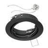 ledscom.de FERE Ceiling Mounting Frame Matt Black Swivelling (LED/Halogen/MR16/50 mm)