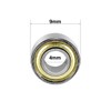 sourcing map Deep Groove Ball Bearings 684ZZ Double Shielded 4
