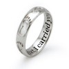 Tioneer Sterling Silver Footprints in The Sand Ring - Size