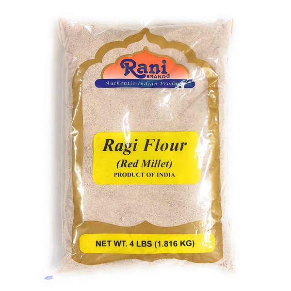 Rani Raggi Flour (Finger Millet) 4 Pound, 4lbs (64oz) Bulk