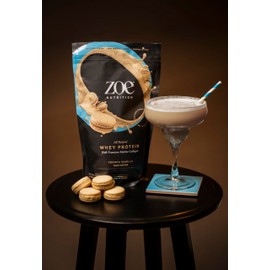 zoe Nutrition, Whey Collagen (454 g, French Vanilla Macaron)