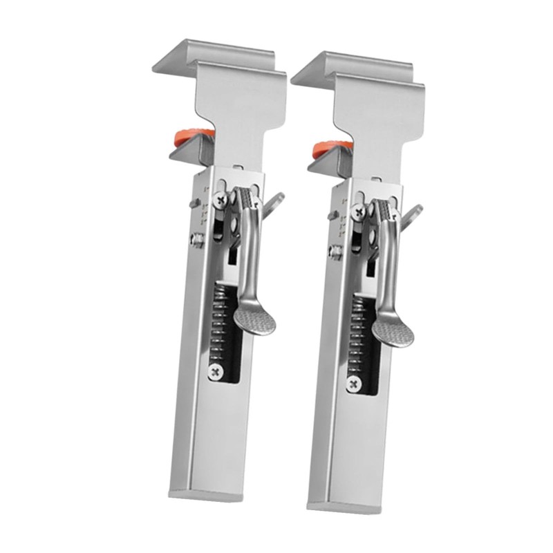 Generic 2x Adjustable Drawer Fixing Clamps Kit, Cabinet Installation Clamp