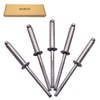 SKIR'CO (Pack of 200) Stainless Steel Blind Rivets 4.0 x