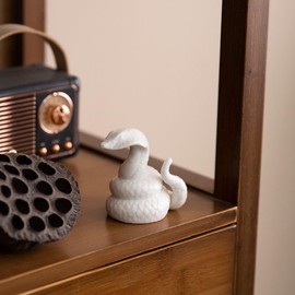 Zodiac Figurine Snake, 2025, White Snake, Entrance Charm, Snake, Figurine, Feng Shui Goods, Money Fortune, Good Luck, Good Luck, Prosperous Business, Amulet, Disease, New Year, Opening Celebration,