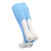 TCK 9 Inch Solid Baseball Stirrups (Columbia Blue, Medium)