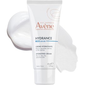 Eau Thermale Avene Hydrance RICH Hydrating Cream, Daily Face Moisturizer, Non-Comedogenic, 1.3 oz.