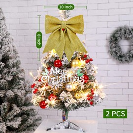 TONIFUL 2pcs Glitter shiny Bow Gold Sparkling Christmas Bow for Gift Wrapping, Christmas Wedding Valentine's Decoration, Indoor Decoration, Bouquet Wrapping, Party Supplies(8x10 Inch/pcs)