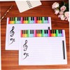 Dry Erase Music Staff Whiteboard Erasable Musical Note Board for