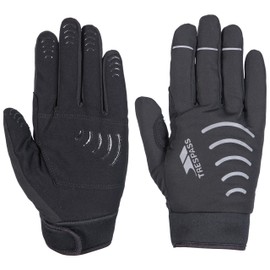 Trespass Crossover, Black, XL, Waterproof Gloves with Burling Adult Unisex, X-Large, Black