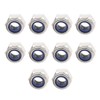 LOYELEY Hex Lock Nuts 10 Pcs Nylon Insert Nuts Nylon