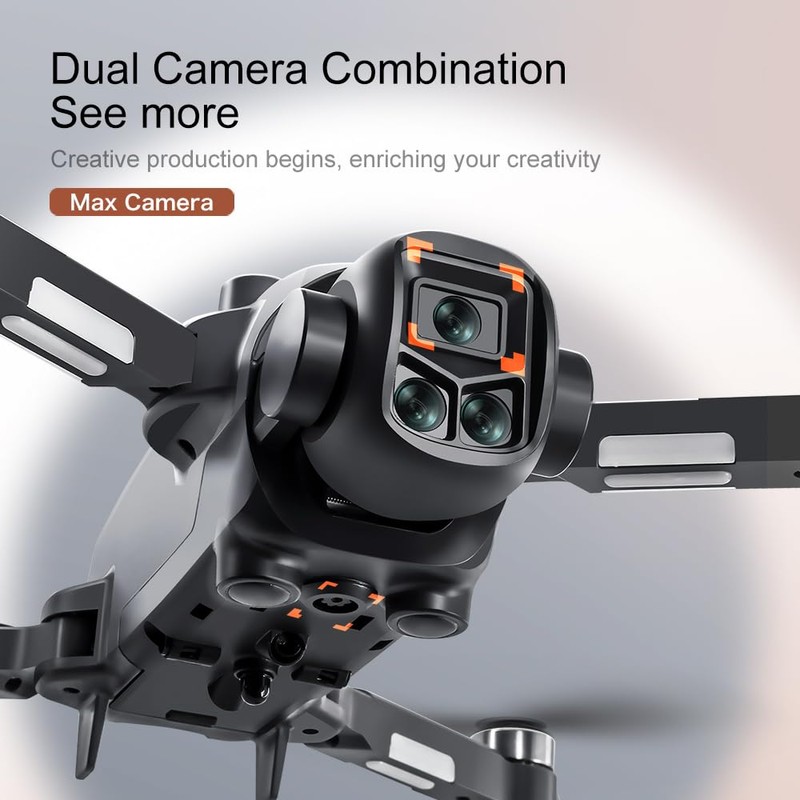 Drones with Camera for Adults, Brushless Motor Large HD Screen