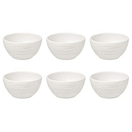 Villeroy & Boch Manufacture Rock Blanc Dip Bowl 8 cm Set 6