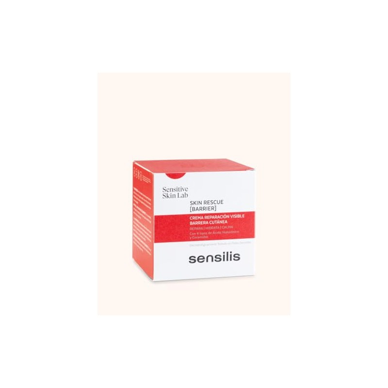 Sensilis Skin Rescue Barrier Crema Facial Repara Profundamente Piel Alta