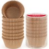 Standard Natural Cupcake Liners for Baking 200 Counts - Caperci