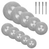 YFFSFDC Mini Diamond Cutter Set of 10 16/18/20/22/25/30/35/40/50/60mm Diameter Diamond