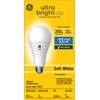 GE Ultra Bright LED 200 Watt Replacement, Soft White, A21