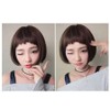 Neat various cuts short hair cute wig (including net) (KYR-W5A8A79) Mine-Dark Net O / 단정한 다양한 컷트 숏헤어 귀여운가발 (망포함) (KYR-W5A8A79) 마인-다크망O