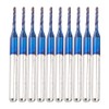 Nano Blue Coat End Mill, Carbide PCB Router Bits Set,