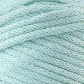 Mint Green Cotton Macrame Cord 3mm x 93yards (279 Feet), Colored Macrame Rope, Cotton Rope Macrame Yarn, Colorful Cotton Craft Cord for Wall Hanging, Plant Hangers, Knitting (175 Mint Green 1)
