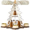 Sikora P27 Tea Light Wooden Christmas Pyramid with Angels Height