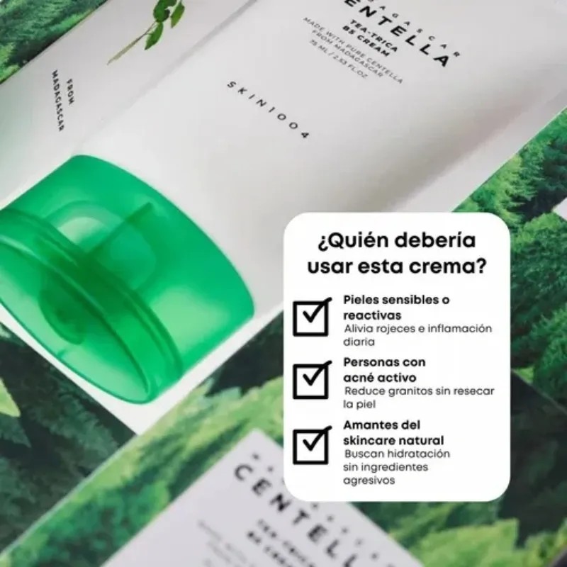 Skin1004 Crema Centella Tea-trica B5 De Madagascar, 75 Ml