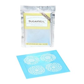 SugarVeil Flower Toppers Mat with White SugarVeil Icing