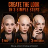 Latex Bald Cap for Adults, Realistic Nude Bald Head for