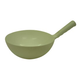 Harold Moore Unisex's Plastic Round Feed Scoop, White, One Size