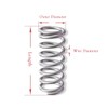 Spring Coil, Wire Diameter 1.5mm, OD 18mm, Length 25mm Stainless