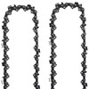 Amlits 2PCS 8 Inch Pole Saw Chain for Dewalt DCPS620B