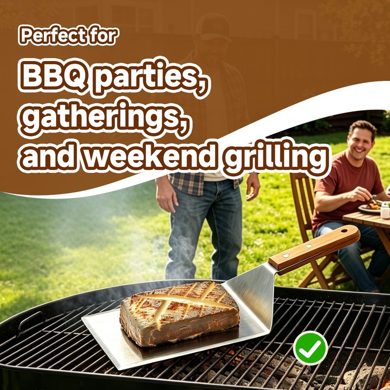 Cream Cheese Smoker Tray, Stainless Steel Smoked Cream Cheese Spatula