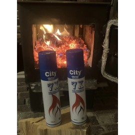 City butane Gas 7x Ultra refined 300ml (2pack)