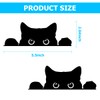 KHGUZ Car Sticker, 2PCS Peeking Sneaky Cat Vehicle Window Bumper