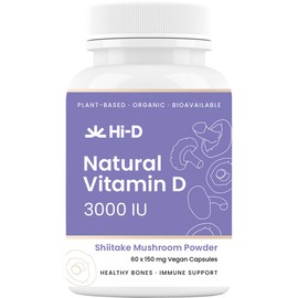 Hi-D Natural Vitamin D 3000 IU 60 Caps