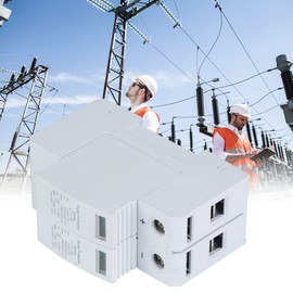 Oumefar Protective Device, 2P Protective Arrester Device DC Photovoltaic Lightning Protector Low voltage Arrester for Lightning Power Distribution and Control Appliances(2P20KA)