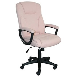 Serta Style Hannah II Office Chair, Harvard Pink Microfiber