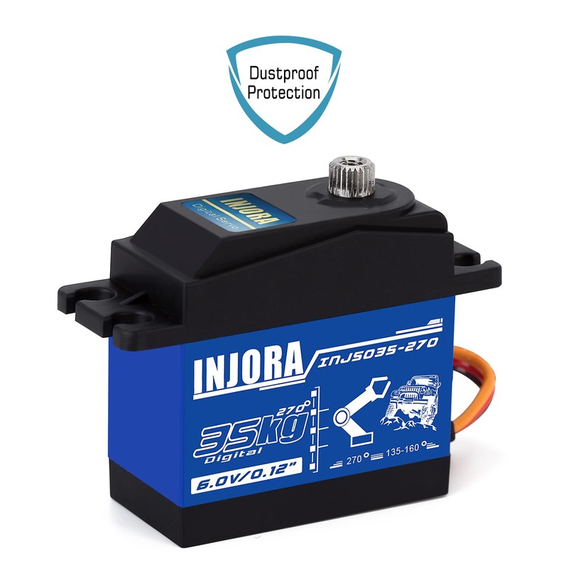 INJORA Servo 35KG High Torque Servo for RC Car Models