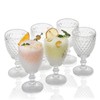 G Iced Tea Goblet Glasses Set of 6 (Clear)