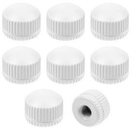 8 Pcs Screw Caps for Light Fixture M4 Lamp Knob Nuts White Cap Nut Ceiling Light Screw Cap Cover Lamp Shade Holder Replacement Nut Screws Knob Lamps Finals Decorative Hardware