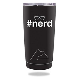 MightySkins Skin Compatible with Ozark Trail Tumbler 20 oz. – Nerd | Protective, Durable, and Unique Vinyl Decal wrap Cover | Easy to Apply, Remove, and Change Styles | Made in The USA