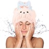 Genérico Toalla de Microfibra Cabello Absorbente y Diseño de Gorro